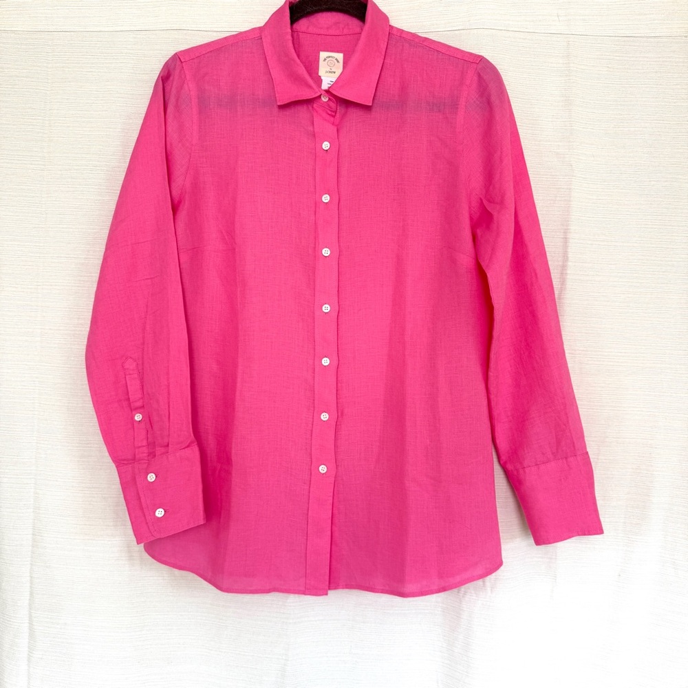 The Perfect Shirt linen shirt by J. Crew